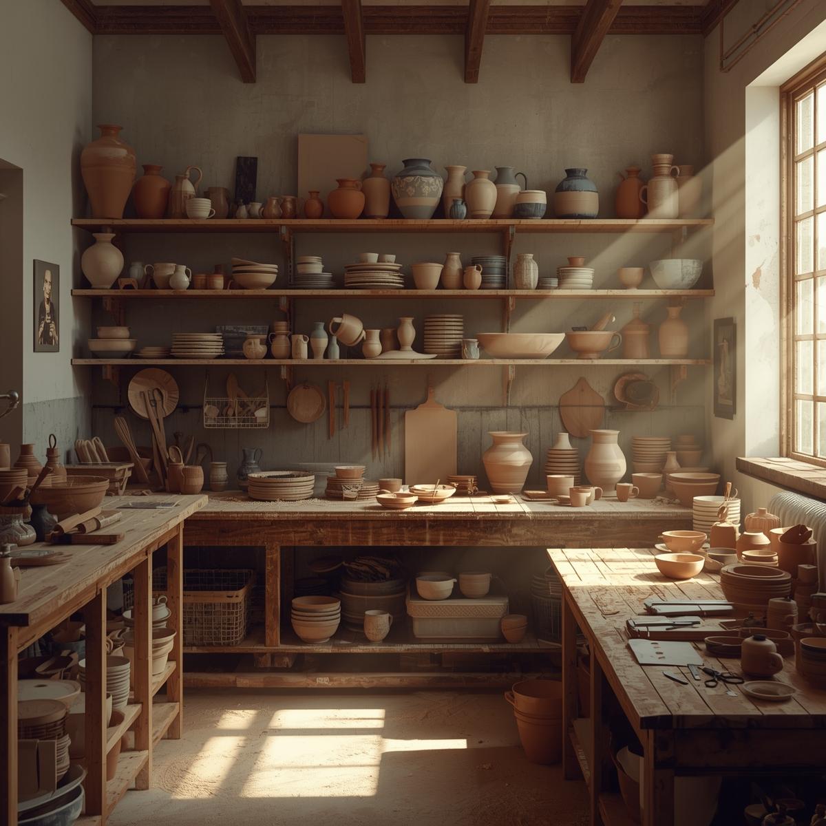 Ceramic pottery studio